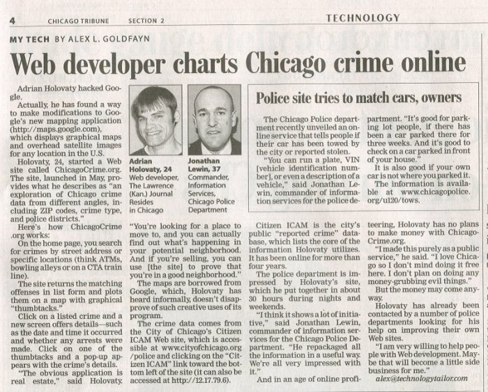 chicago tribune newspaper. the Chicago Tribune#39;s Web